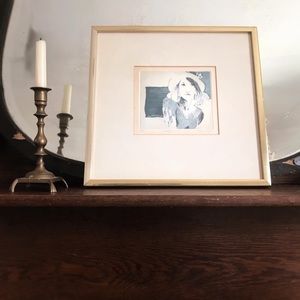 Vintage Signed Numbered Framed Mamie Joe Etching